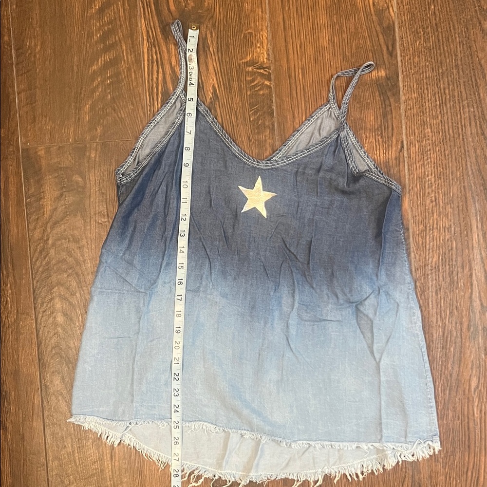 Ombre Blue Camisole with Star Accent